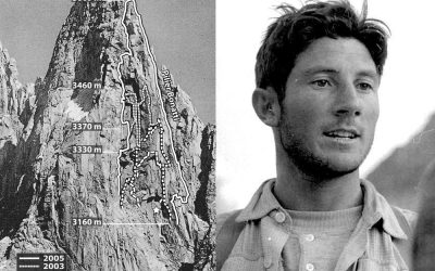 Rope Solo – Landmark Event #1 – 1955 – Walter Bonatti LRS First Ascent of the Bonatti Pillar on Aiguille du Dru
